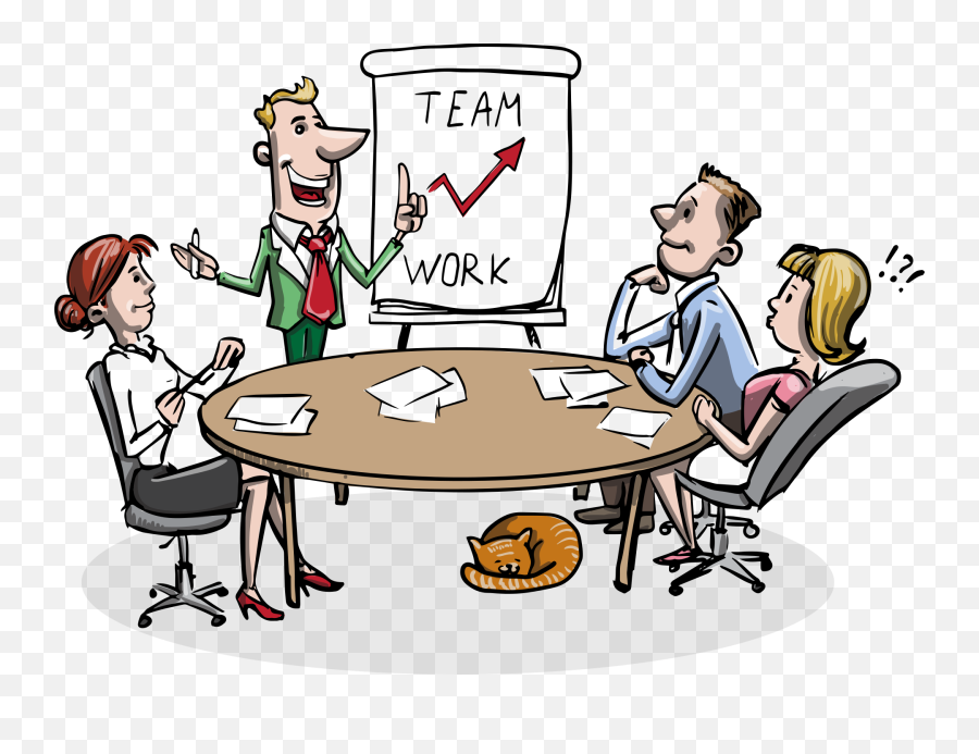 The Most Effective Ways To Prepare Your Team For A Project - Attend Meeting Cartoon Png,Team Work Png