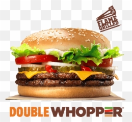 Double Whopper With Cheese - Burger King Double Whopper Png,Whopper Png