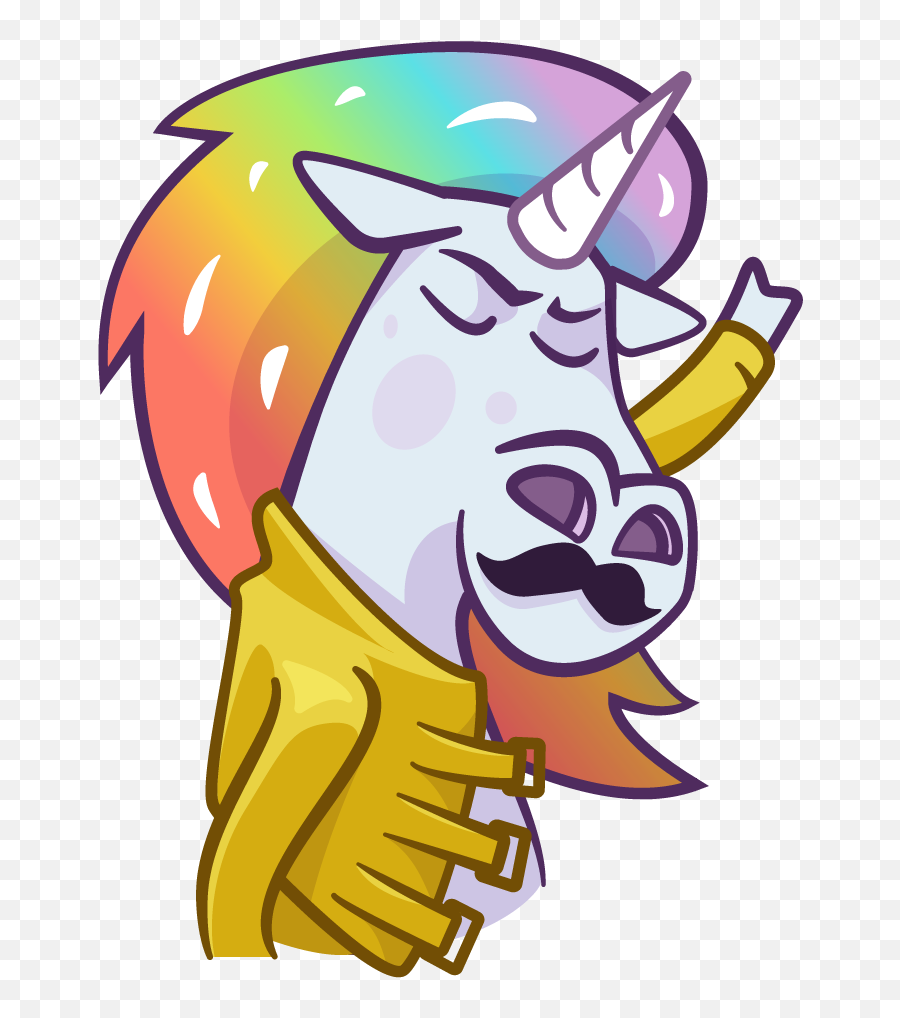 Raising His Fist In A Freddie Mercury - Freddie Mercury Unicorn Png,Freddie Mercury Png