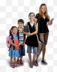 Download School Children Clipart Png - Kids Psd