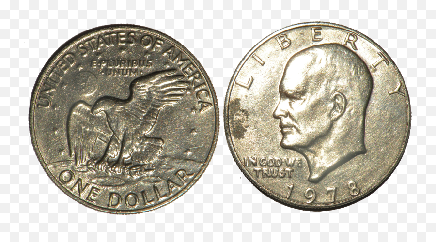 Coin One Dollar Usa Png