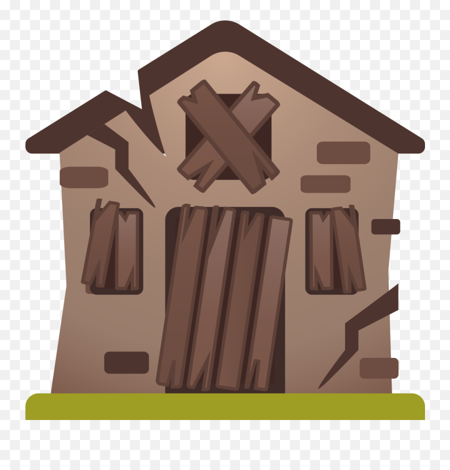 Derelict House Icon - Derelict House Emoji Png,House Cartoon Png