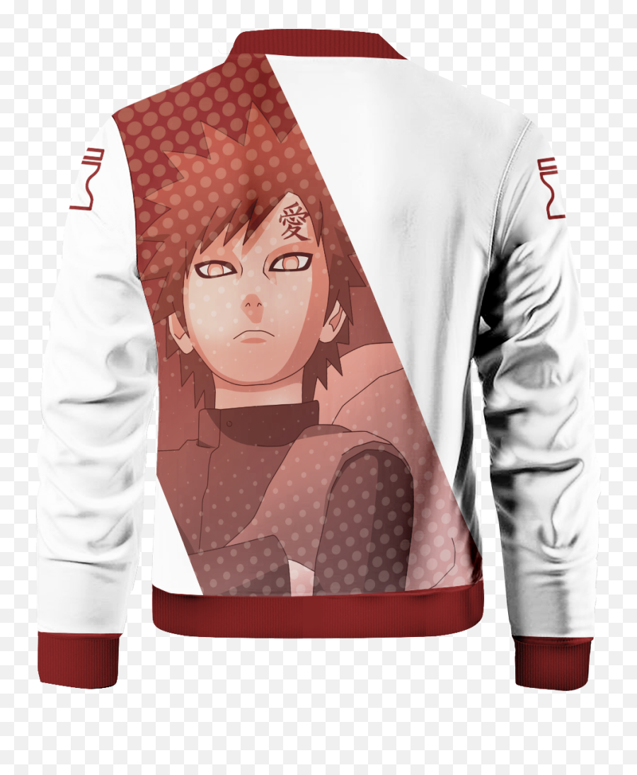 Gaara Of The Sand Bomber Jacket - Long Sleeve Png,Gaara Png