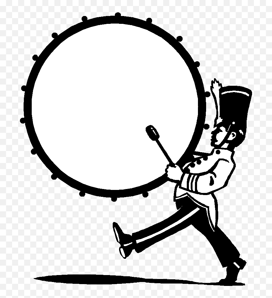 Library Of High School Marching Band - Bass Drum Clip Art Png,Marching Band Png