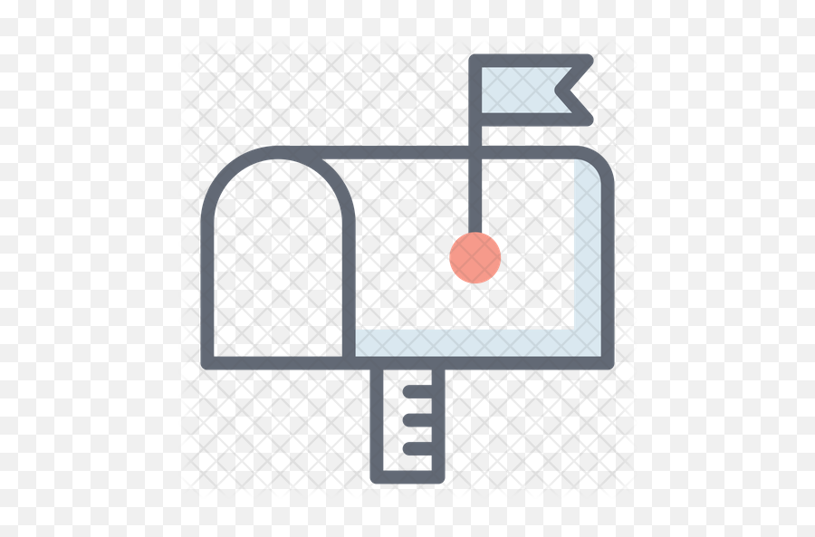 Letterbox Icon Of Colored Outline Style - Horizontal Png,Letterbox Png