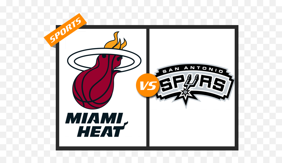 Miami Heat Vs - Heat Vs Spurs Logo Png,San Antonio Spurs Logo Png ...
