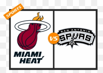 Miami Heat Vs - Spurs Logo png