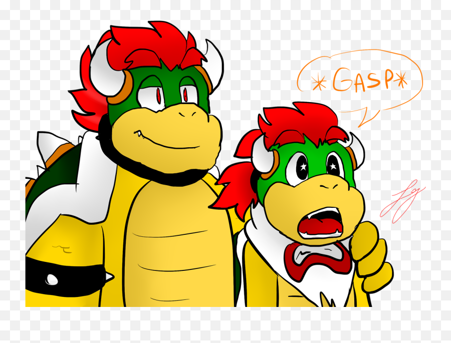 Download Well Ithink Bowser Gave Jr A Present Bowser Jr X Inkling Girl Png Free Transparent Png Images Pngaaa Com