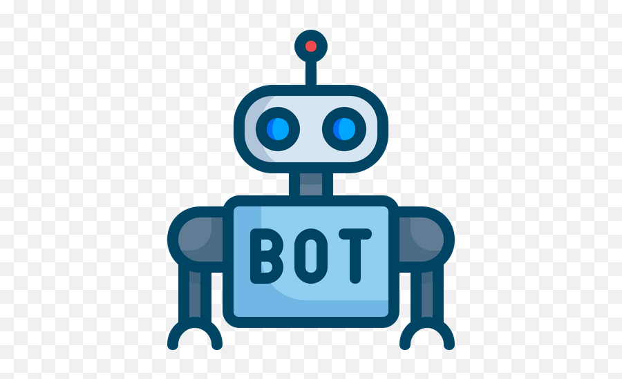Robot Icon Of Colored Outline Style Bot Png Robot Icon Png Free Transparent Png Images Pngaaa Com