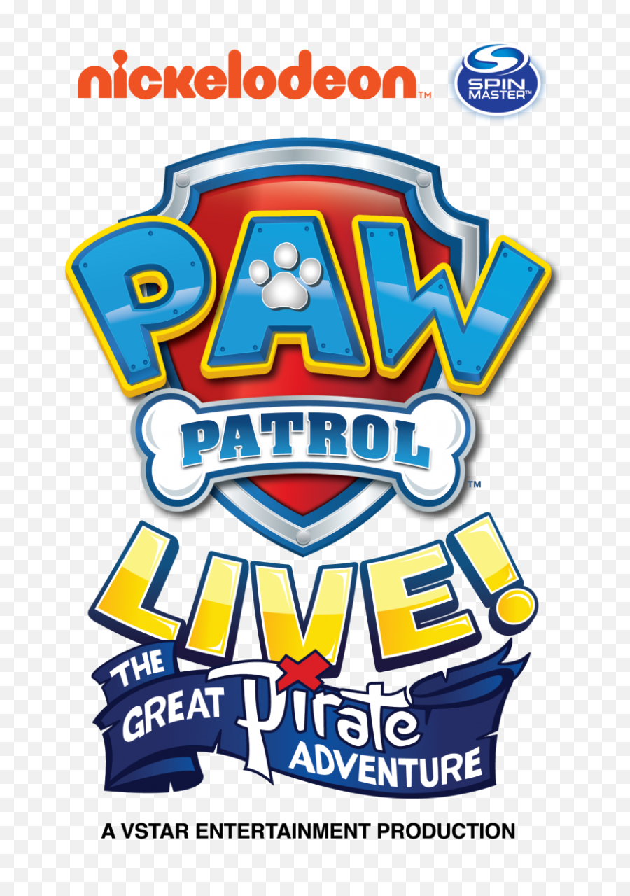 Paw Patrol Live Logo Clipart - Paw Patrol Great Pirate Adventure Logo Png,Hatchimals Logo