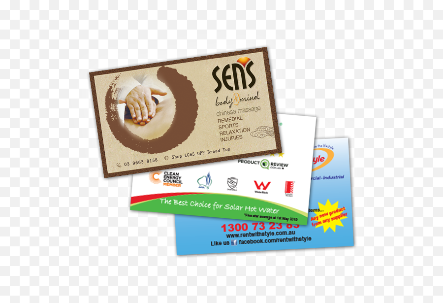 Business Card 310gsm Artboard - Massage Png,Facebook Logo For Business Cards