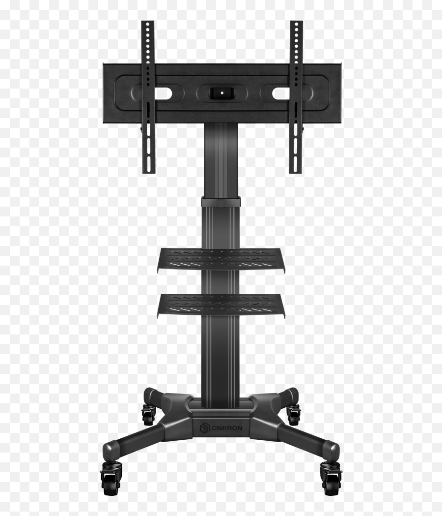 Onkron Mobile Tv Stand With Mount - Tv On Rolling Stand Png,Tv Stand Png