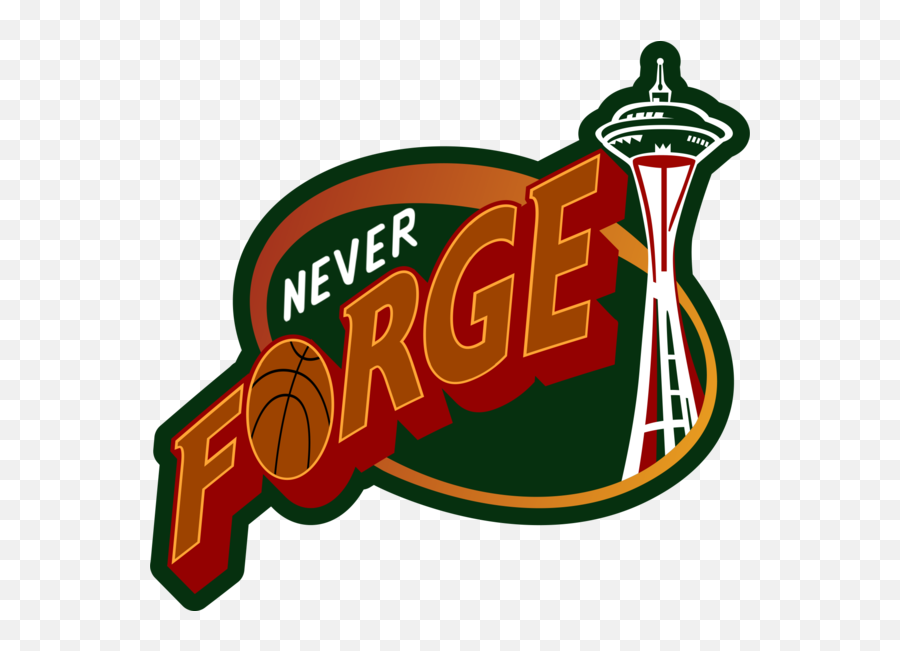 Never Forget Supersonics - Language Png,Seattle Supersonics Logo