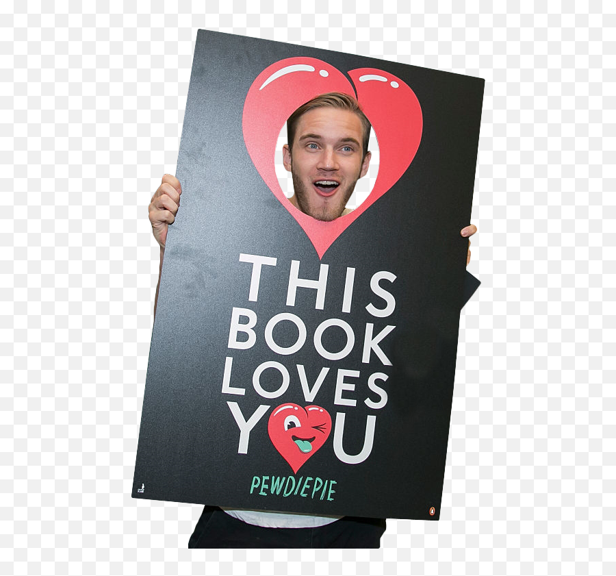 Pewdiepie Holding Sign Png Image - Pewdiepie Holding Sign,Pewdiepie Transparent