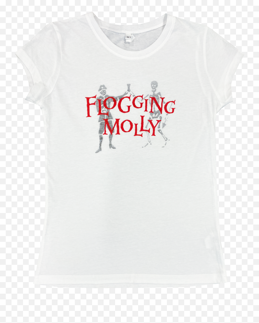 Dead Dancer Tee Official Flogging Molly Store - Short Sleeve Png,Dancing Skeleton Png