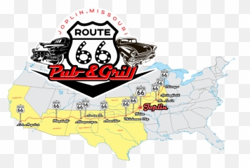 Location U2013 Route 66 Pub U0026 Grill Joplin Mo Restaurant - Language Png,Route 66 Logo