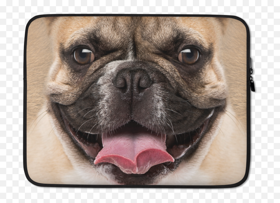 French Bulldog Laptop Sleeve - Mat Png,French Bulldog Png