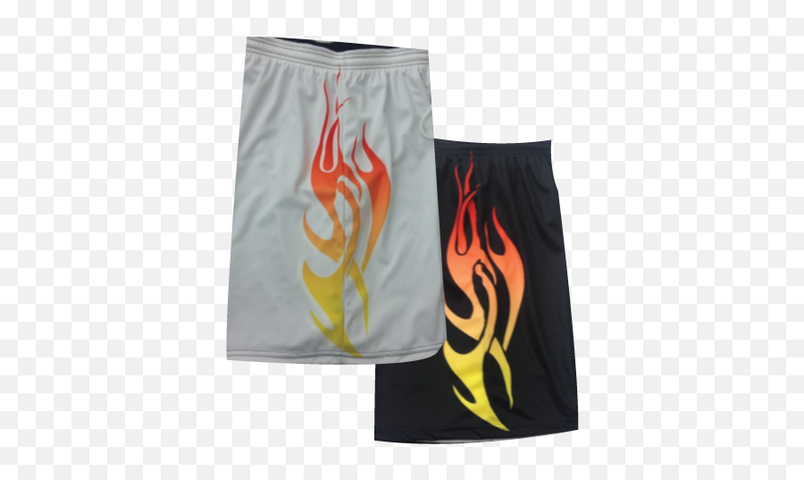 Flames - Basketball Shorts Basketball Shorts Sport Boardshorts Png,Flaming Basketball Png