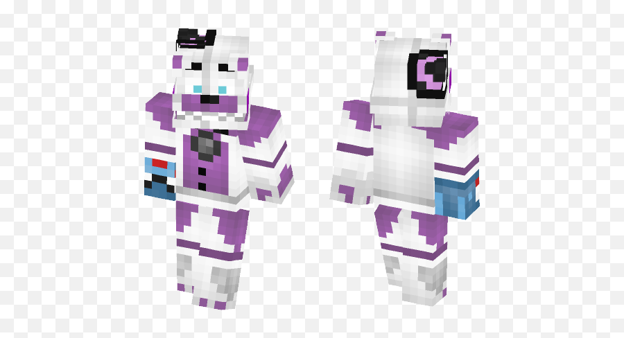 Download Funtime Freddy Fnaf Sl Minecraft Skin For Free - Fictional Character Png,Funtime Freddy Transparent