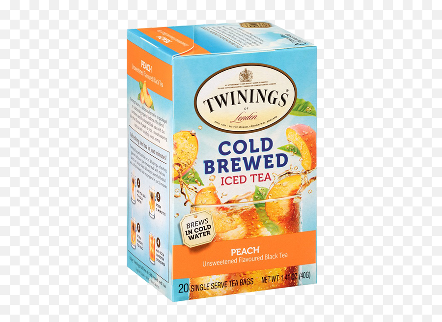 Peach Cold Brewed - Twinings English Classic Cold Brewed Tea Png,Peach Transparent