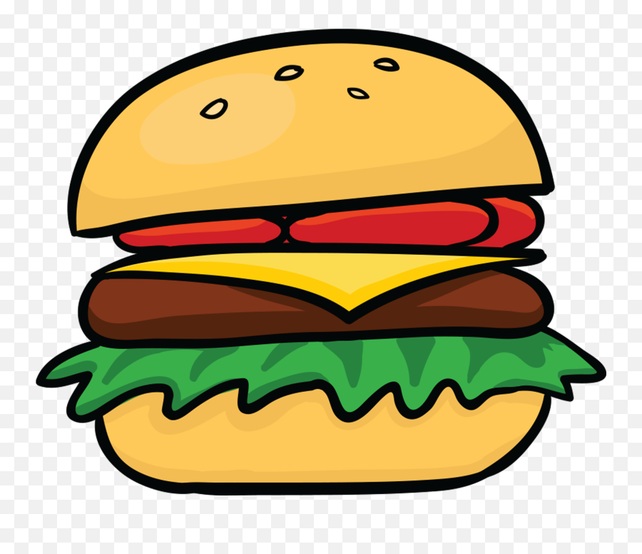 Junk Food Sticker U0026 Emoji Pack For Imessage Messages - Cartoon Burger Png,Food Emoji Transparent