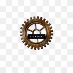 Steampunk Gold Gear Png Image With No - Airsoft 18 1 Gear,Steampunk Logo