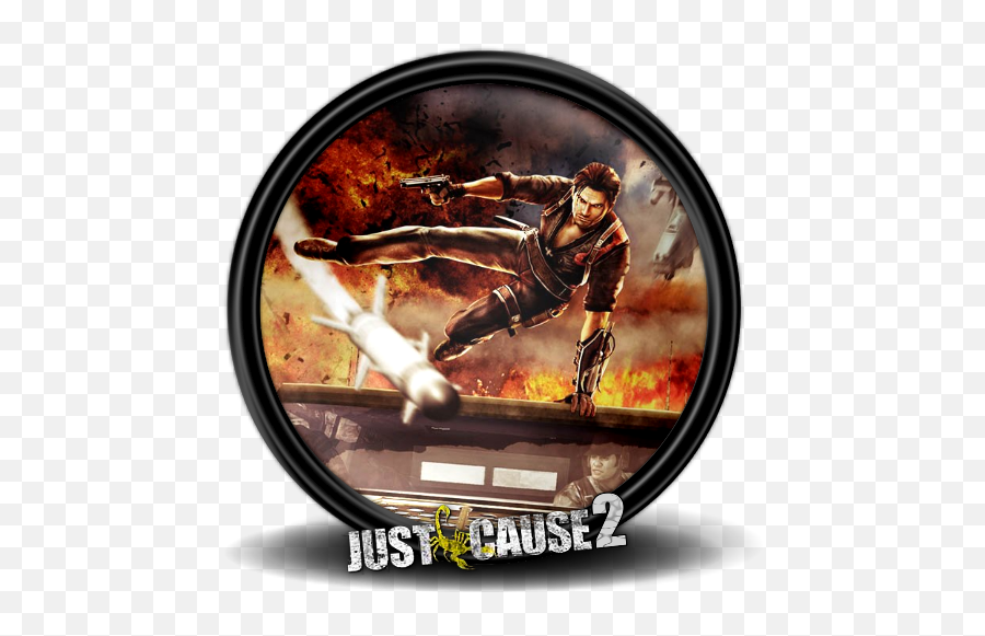 Just Cause 2 Icon - Car Danger Fire Background Png,Cause Icon