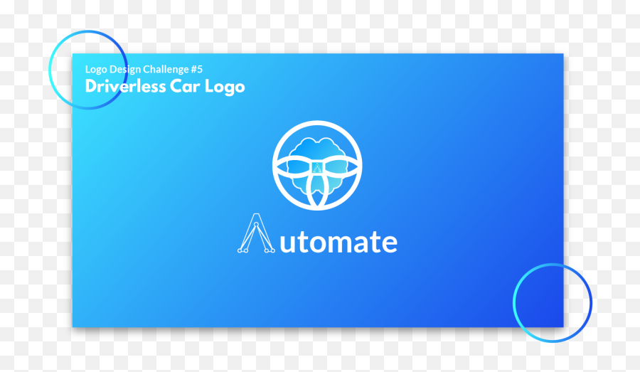 Logo Design Challenge 5 Driverless Car By Remus Buhaianu - Horizontal Png,Car Icon Logo