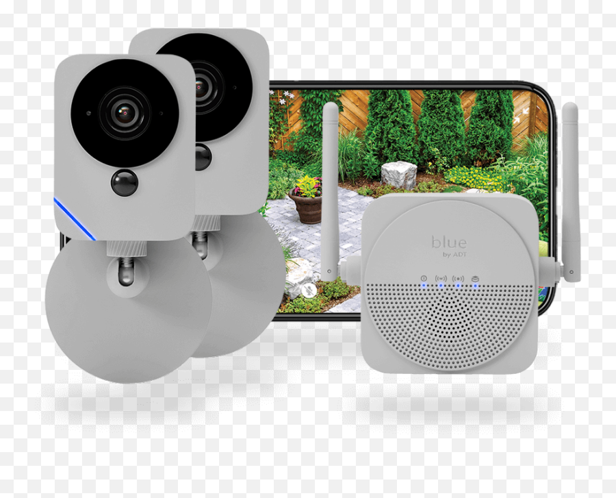 Blue Outdoor Home Security Camera Kit - Webcam Png,Icon Alliance Camera