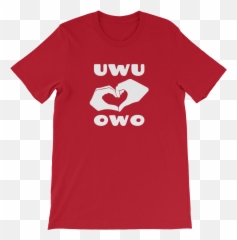 Uwu Owo Heart T - Shirt Sanam Luang Png,Owo Png