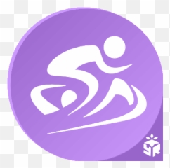 Triathlon Duathlon Multisports - Purple Garmin Icon png