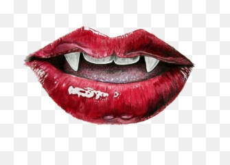 Vampire Lips Png Download - Vampire Mouth Png,Vampire Teeth Png