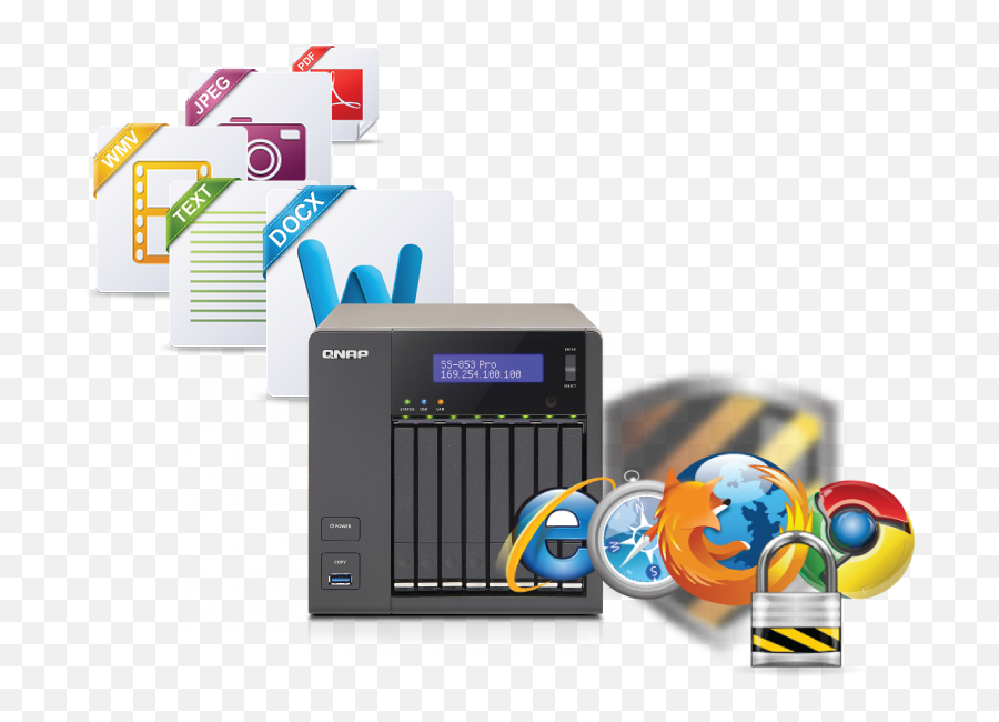 Qnap Network Attached Storage Nas - Data Storage Png,Qnap Icon