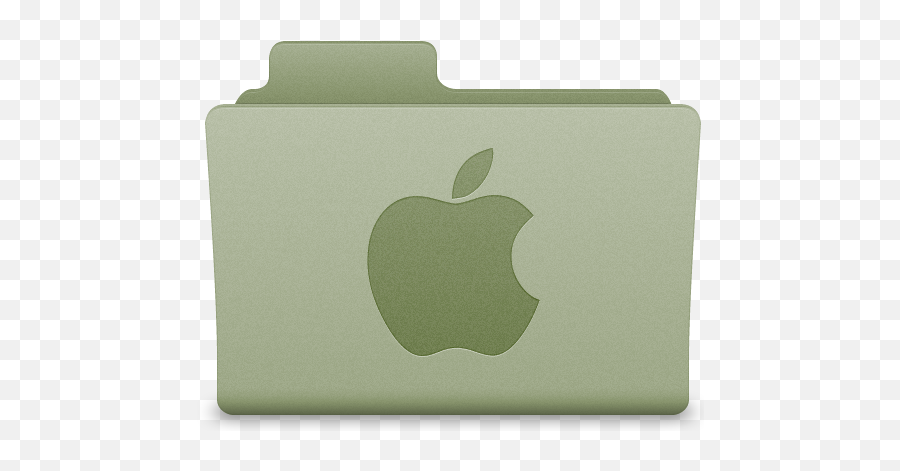 Green Apple Folder Icon - Latt For Os X Icons Softiconscom Green Apple Folder Png,Boot Up Folder Icon