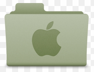 Green Apple Folder Icon - Latt for OS X Icons SoftIconscom Png