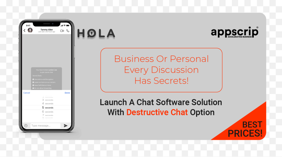 Hola Best White Label Chat Software For Business - Mobile Phone Png,Hola Png