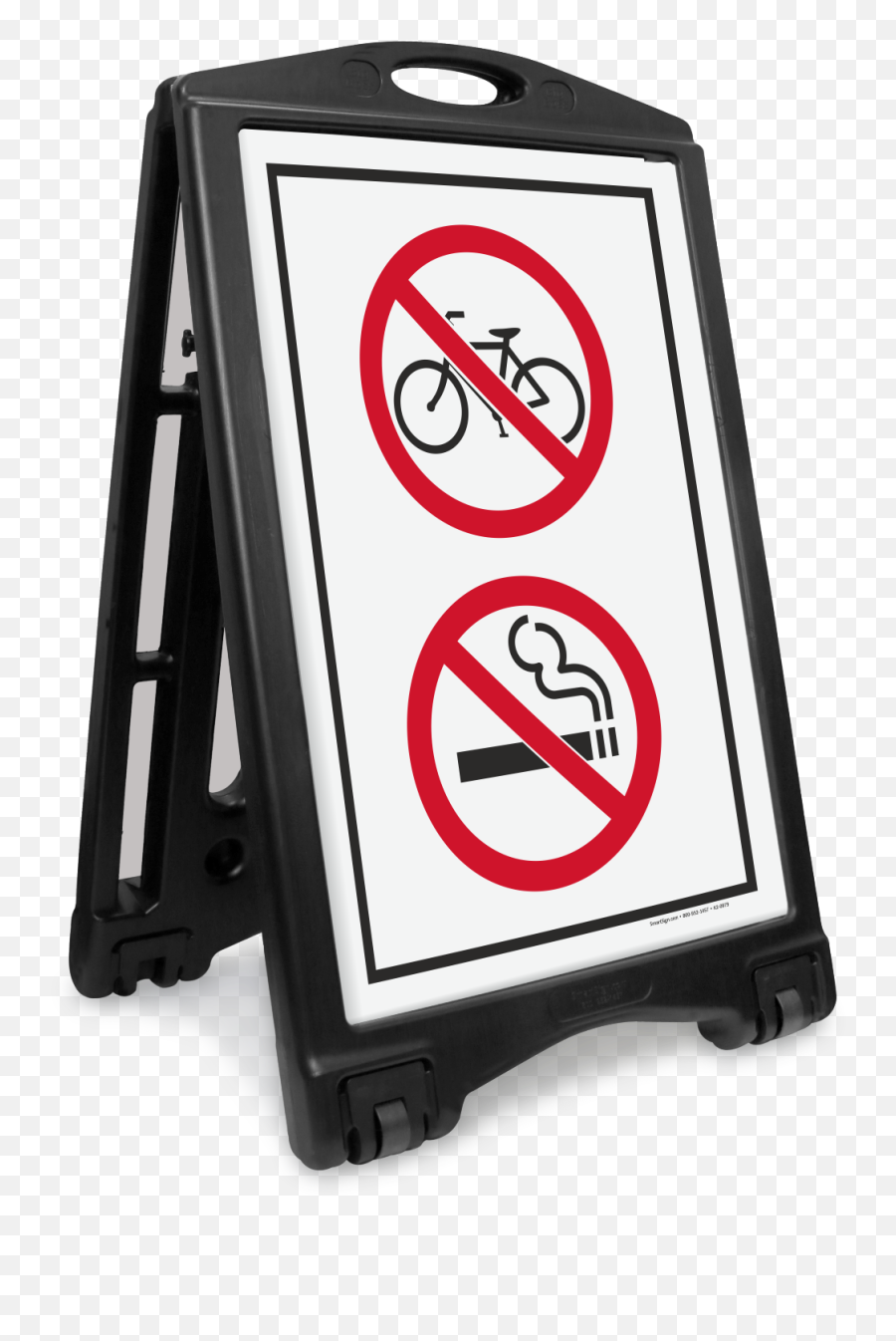 No Biking Smoking Symbol - Sidewalk Sign Sku Kroll1126 Children At Playing Sign Png,Smoking Icon
