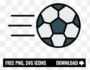 Free Soccer Ball Icon Symbol Png Svg Download - Search Bar Png