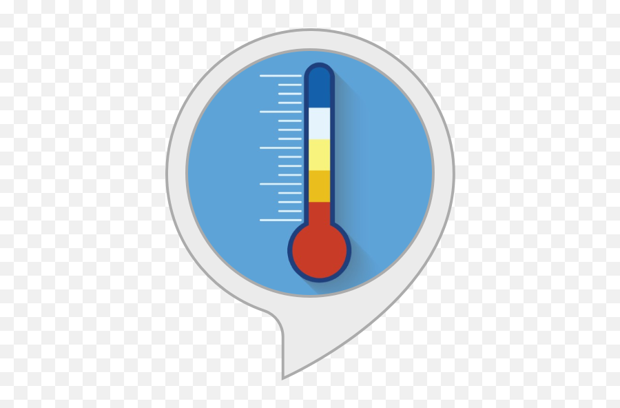 Amazoncom Just The Temperature Alexa Skills - Thermometer Png,Auto Temperature Icon Png