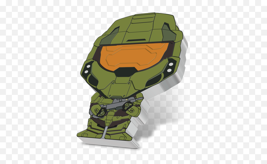 Master Chief - Chibi Coin Collection Halo Series 2021 1 Oz Master Chief Chibi Coin Png,Icon Majesty Helmet