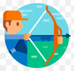 Archery Sport Sports Free Icon - IconIconscom Vertical png
