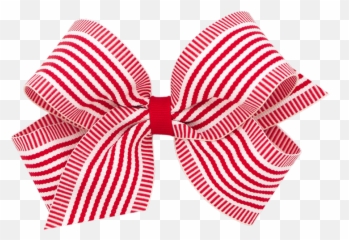 Red Nautical Stripe Bow - Illustration Png,Red Stripe Png