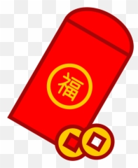 Red Envelope Chinese New Year Area Text For - Packet Cartoon Png