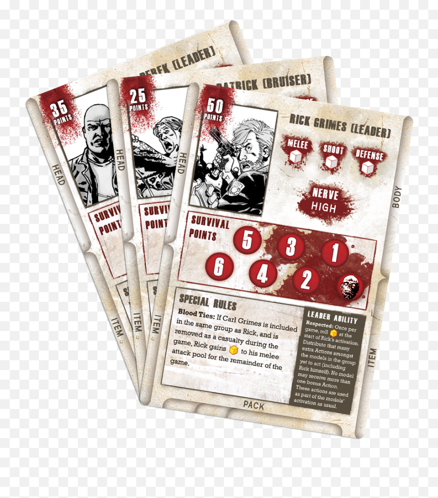 The Walking Dead All Out War Is Zombie Equivalent Of X - Walking Dead All Out War Lee Cards Png,The Walking Dead Icon