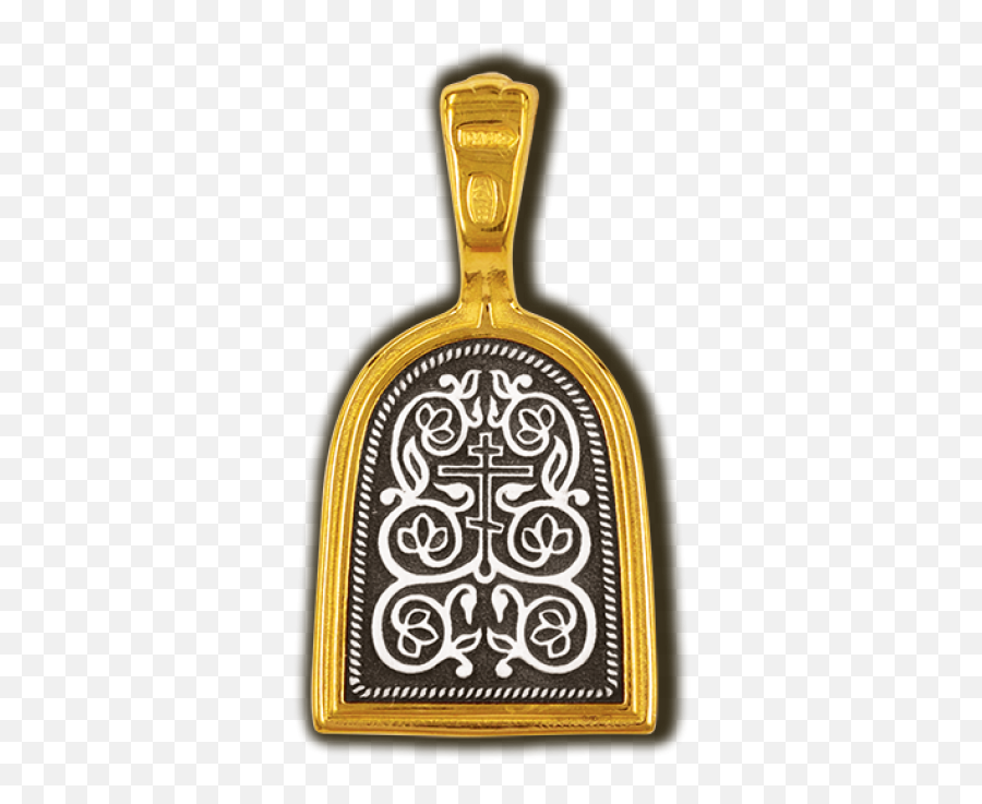 Our Lady Of Kazan U0026 Bloomed Cross Icon Pendant Product Sku - Solid Png,Icon Eternal Saint