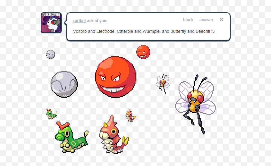 Silph Co Sprites U2014 The Other Butterfreebeedrill Is Here I - Cartoon Png,Butterfree Png