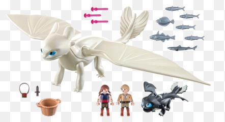 70038 Light Fury Playset - Raff and Friends png