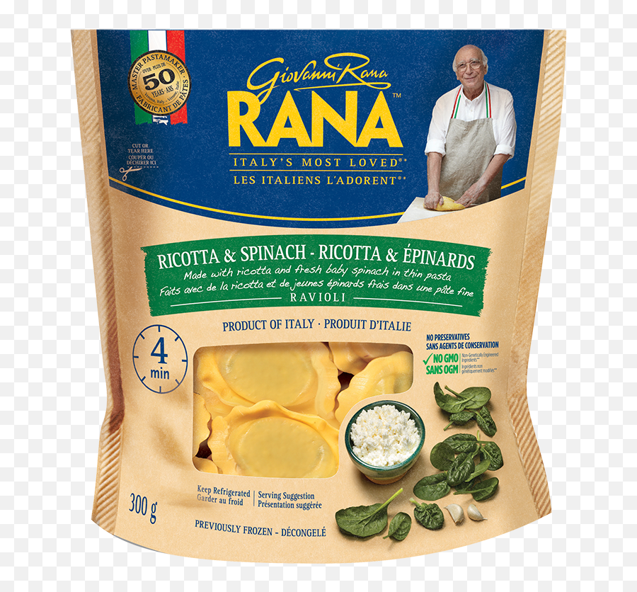 Refrigerated Filled Pasta Made In Italy - Giovanni Rana Rana Butternut Squash Ravioli Png,Italy Png