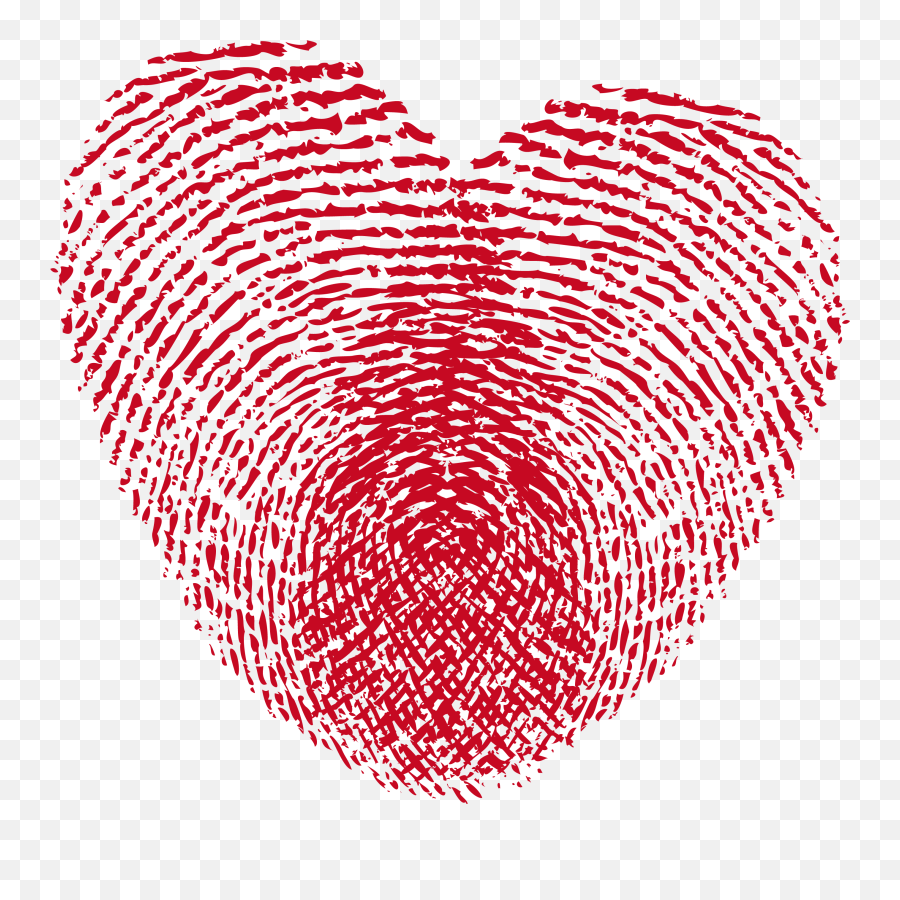 Fingerprint Heart - Fingerprint Heart Png,Heart Image Png