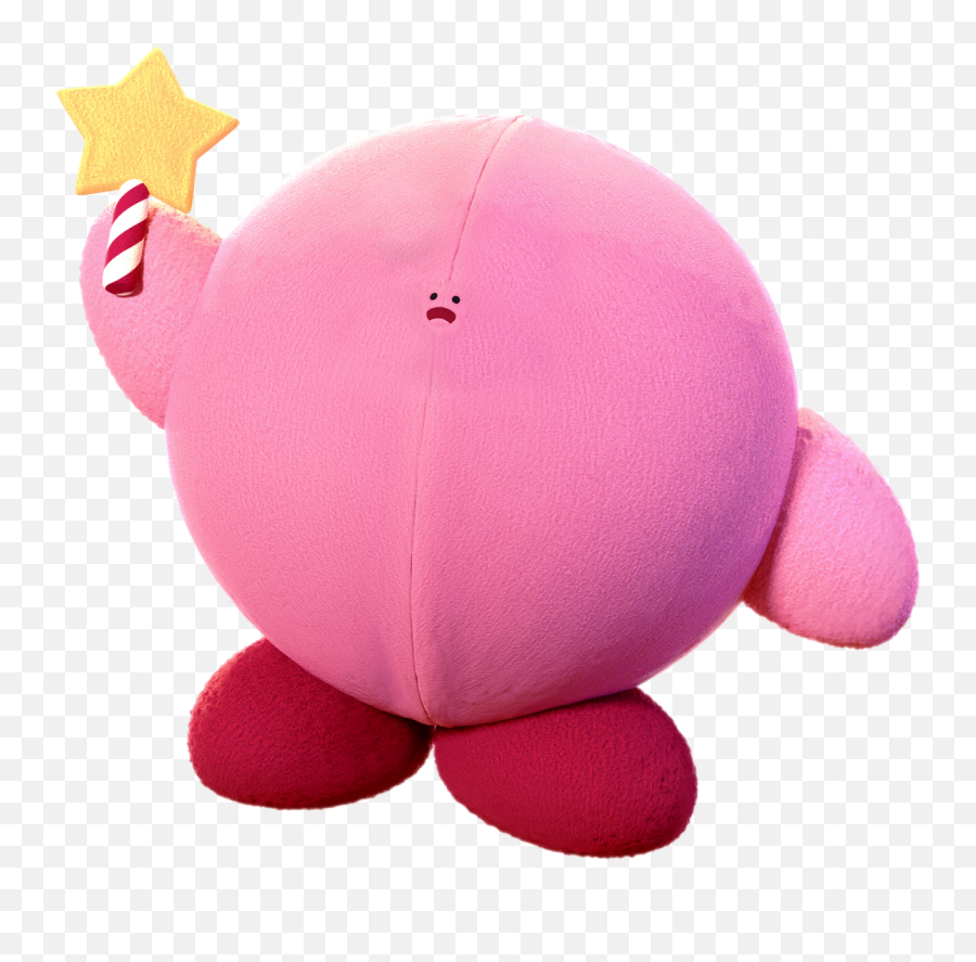 Kirby - Kirby Star Rod Plush Png,Kirby Png